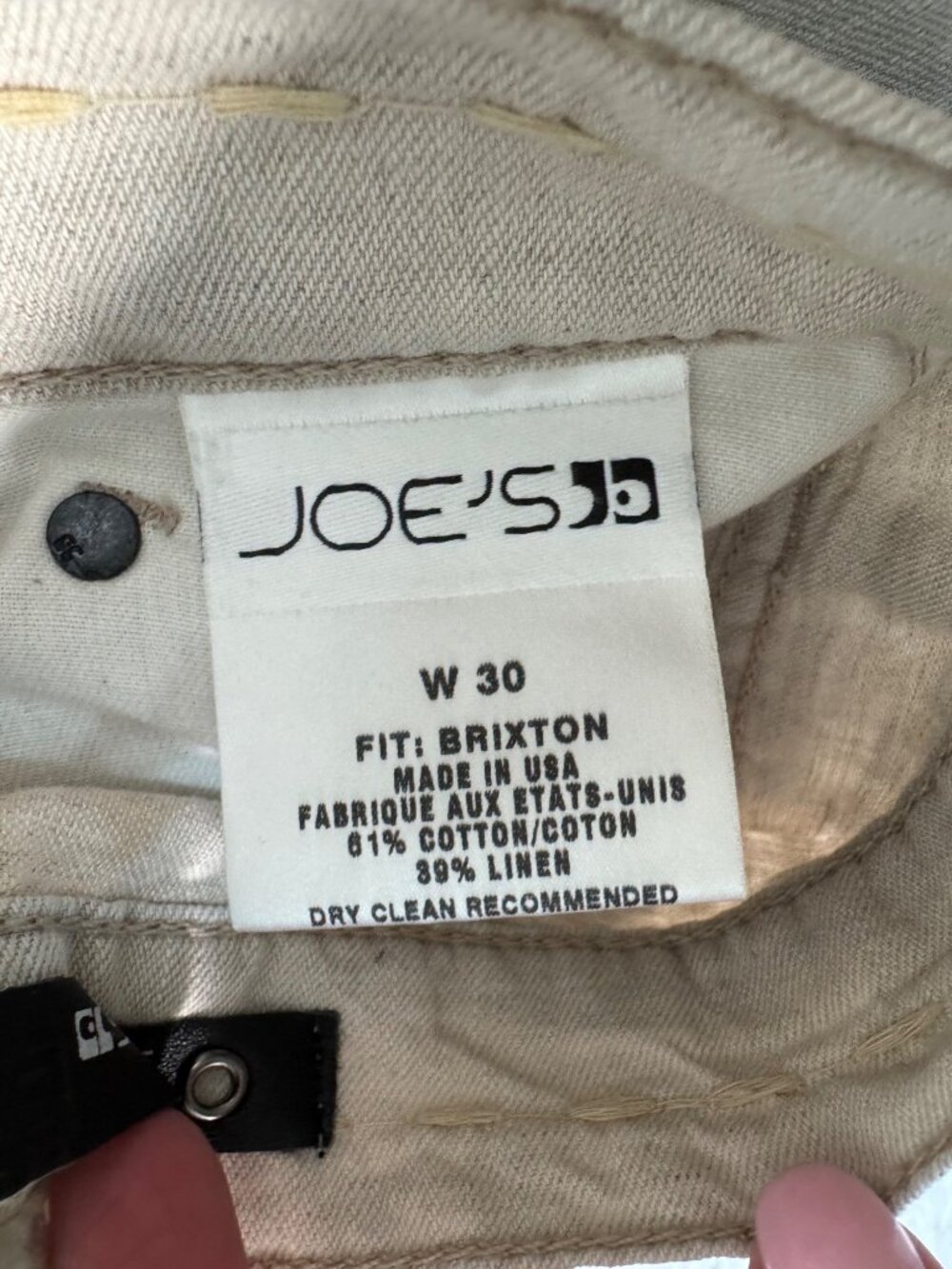 Joes Brixton Mens W30 Tie-Dye Linen Pants 90s Y2K Lightweight Beach Comfort - Picture 4 of 14